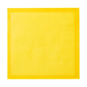 Tovaglioli di carta Iittala 33x33 cm confezione da 20 - Giallo fuoco - Iittala