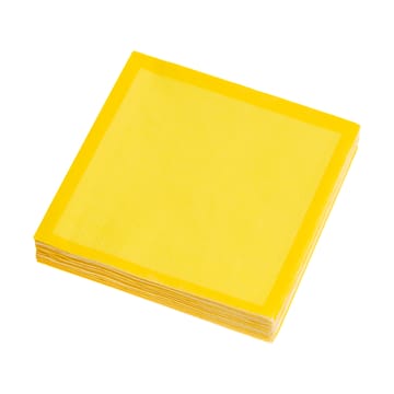 Tovaglioli di carta Iittala 33x33 cm confezione da 20 - Giallo fuoco - Iittala