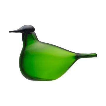 Uccellino in vetro Chiffchaff  - Verde, 13x8 cm - Iittala