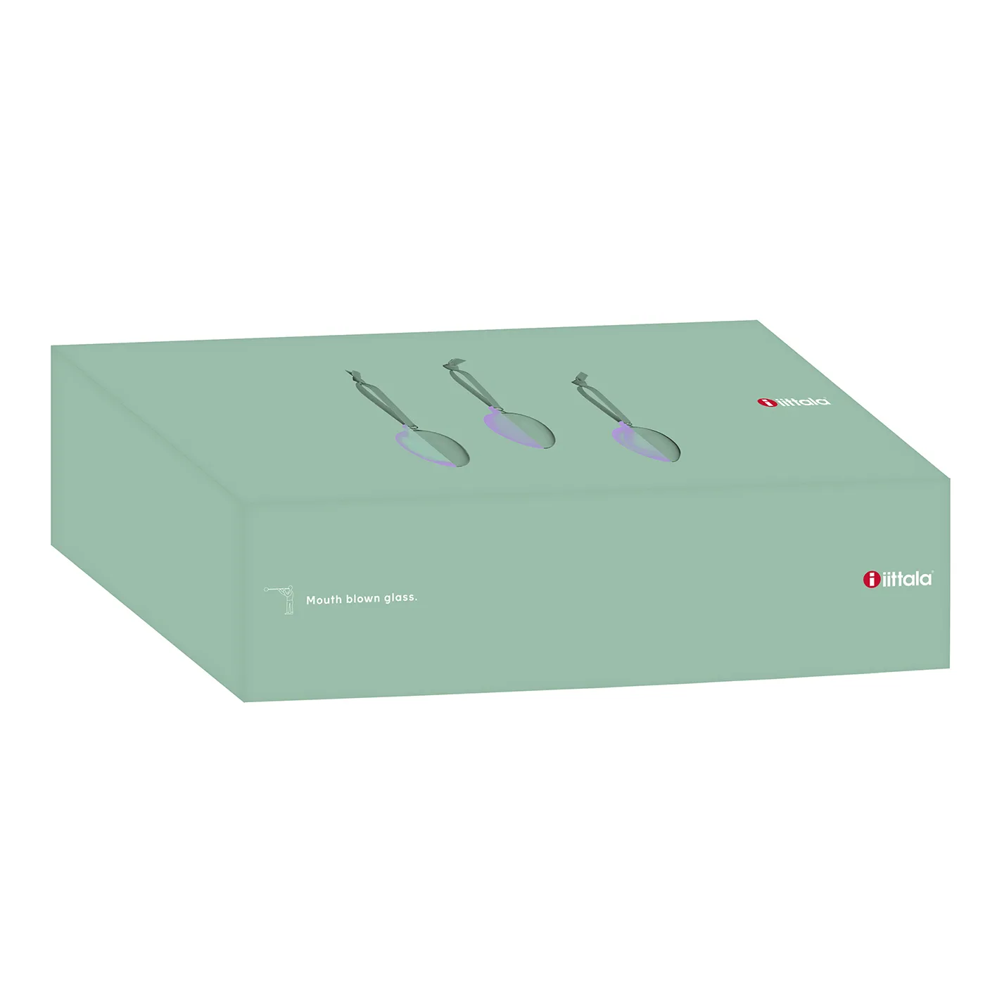 Uovo in vetro Iittala 60 mm confezione da 3, Multi Iittala