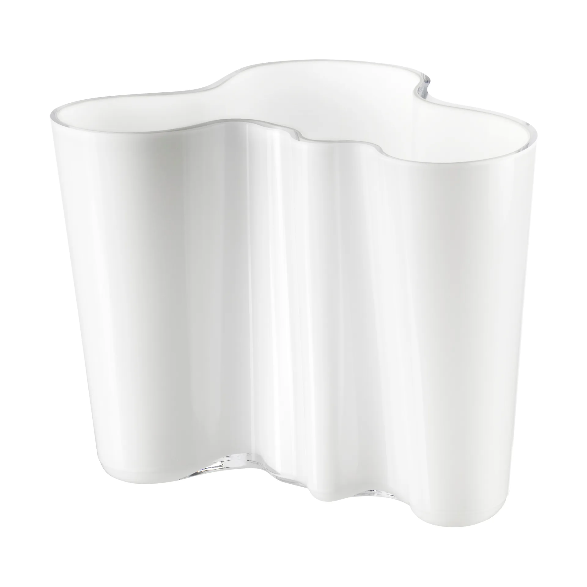 Vaso Aalto opal white, 160 mm Iittala