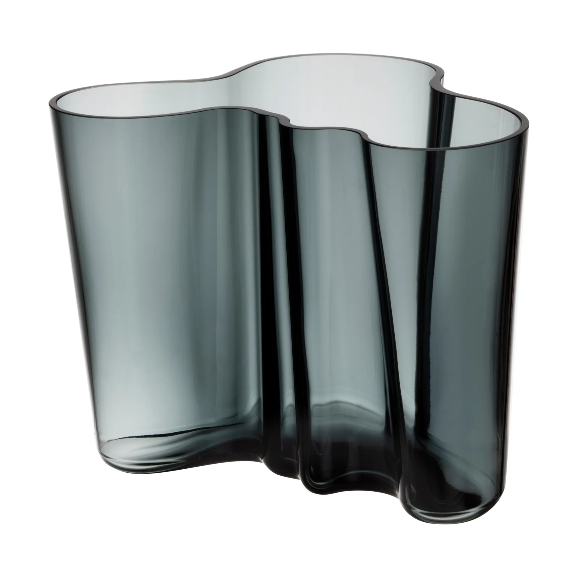Vaso Alvar Aalto grigio scuro, 160 mm Iittala