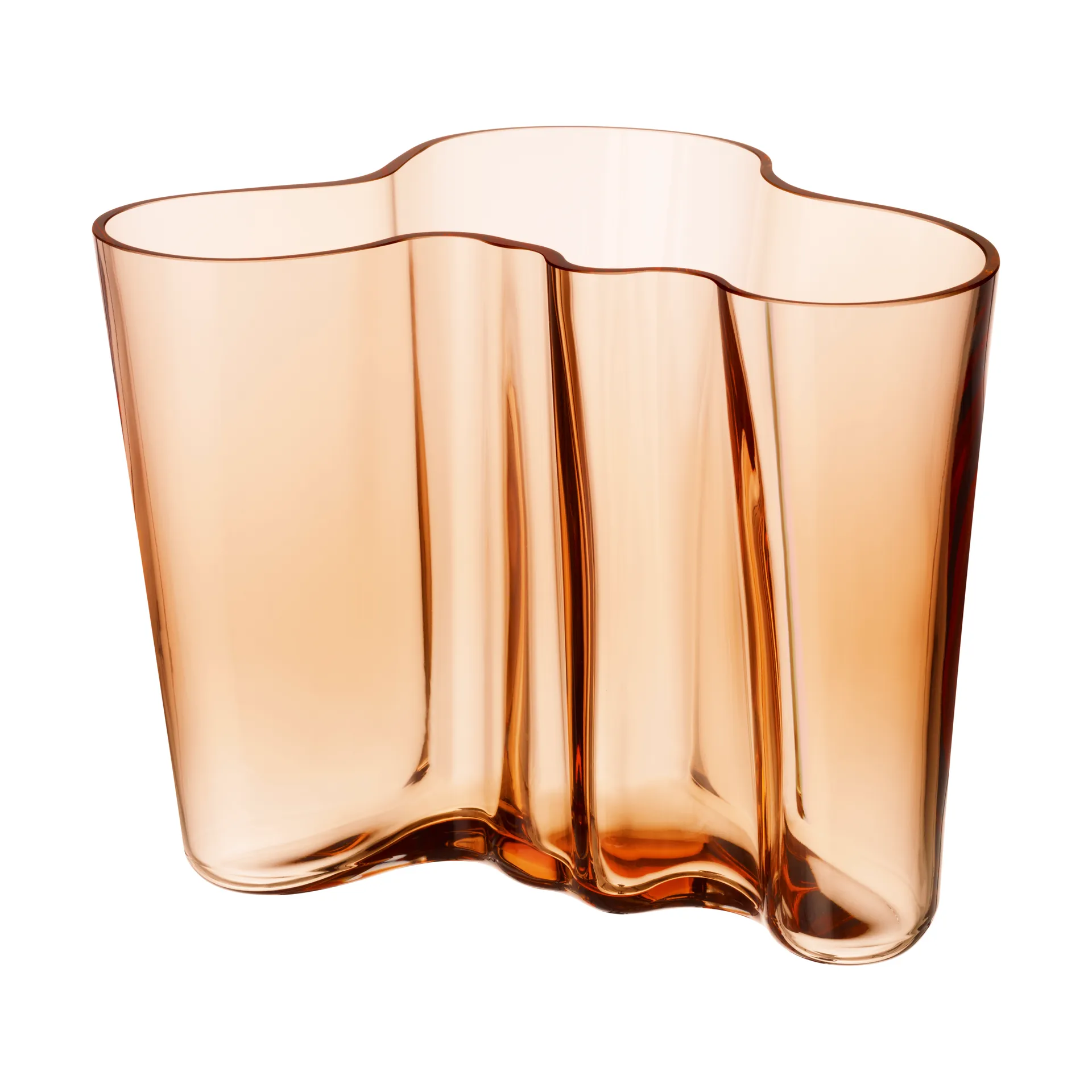 Vaso Alvar Aalto Rio, marrone, 160 mm Iittala