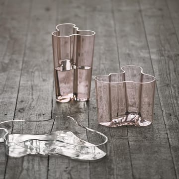 Vaso Alvar Aalto rosa salmone - 160 mm - Iittala