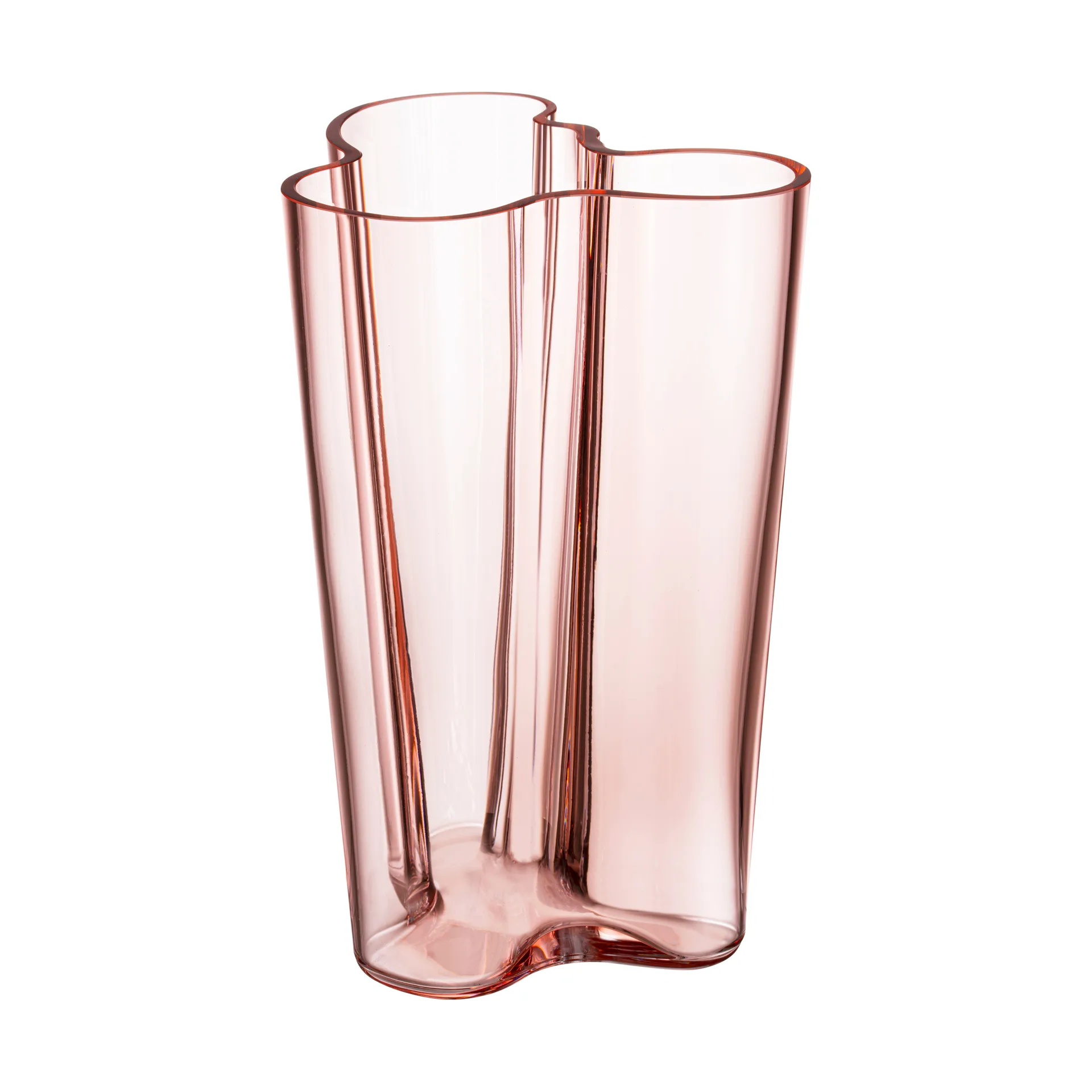Vaso Alvar Aalto rosa salmone, 251 mm Iittala