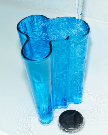 Vaso Alvar Aalto turchese - 251 mm - Iittala
