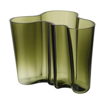 Vaso Alvar Aalto verde muschio - 160 mm - Iittala