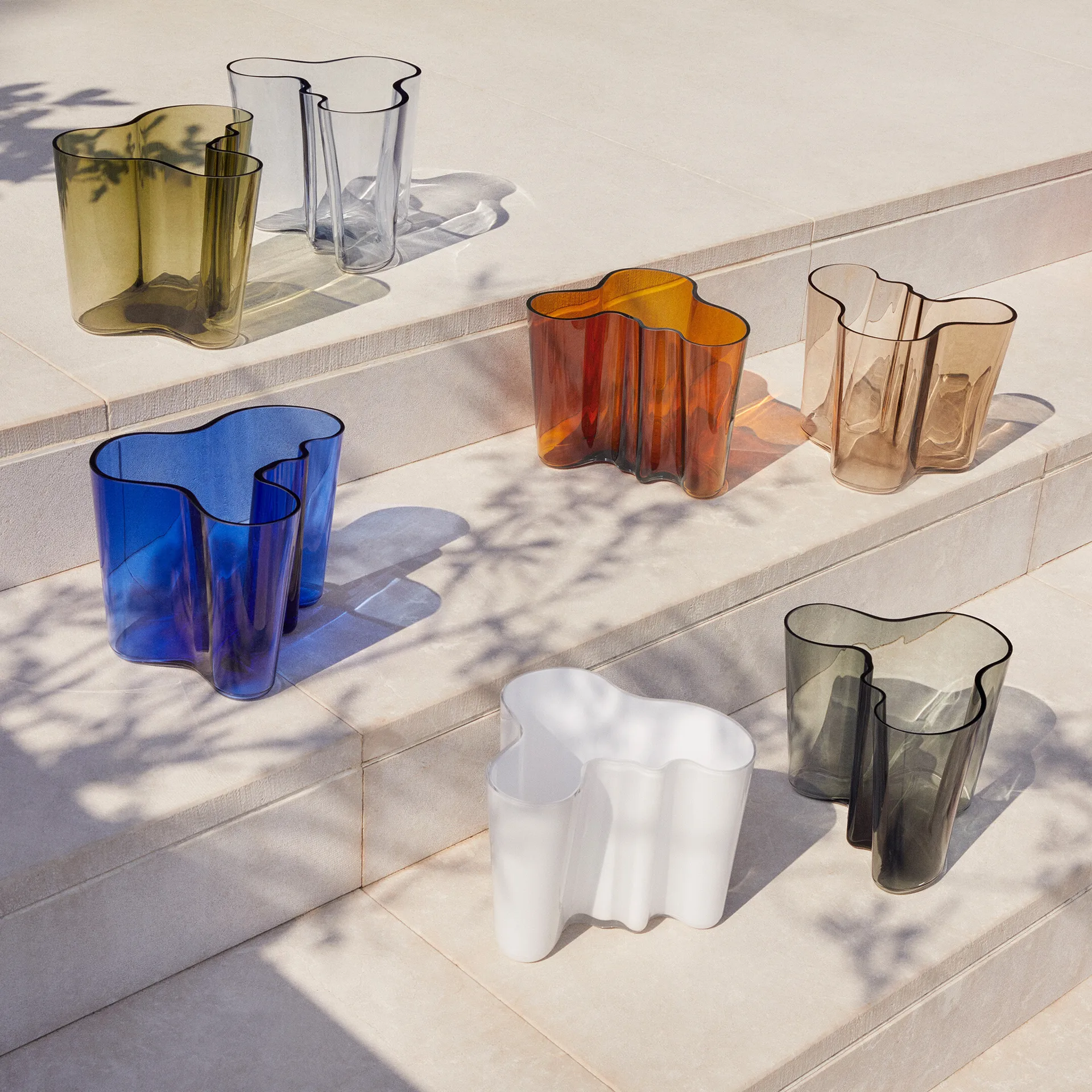 Vaso Alvar Aalto verde muschio, 160 mm Iittala