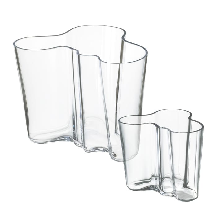 Vaso doppio Alvar Aalto - trasparente - Iittala