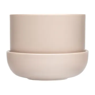 Vaso Nappula con sottovaso 130x170 mm - Beige - Iittala