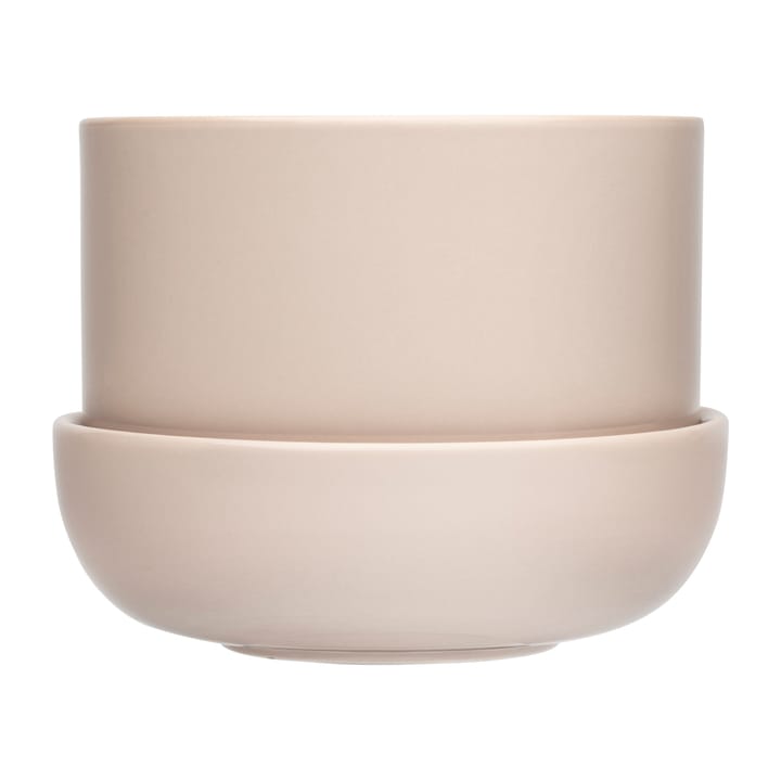 Vaso Nappula con sottovaso 130x170 mm - Beige - Iittala