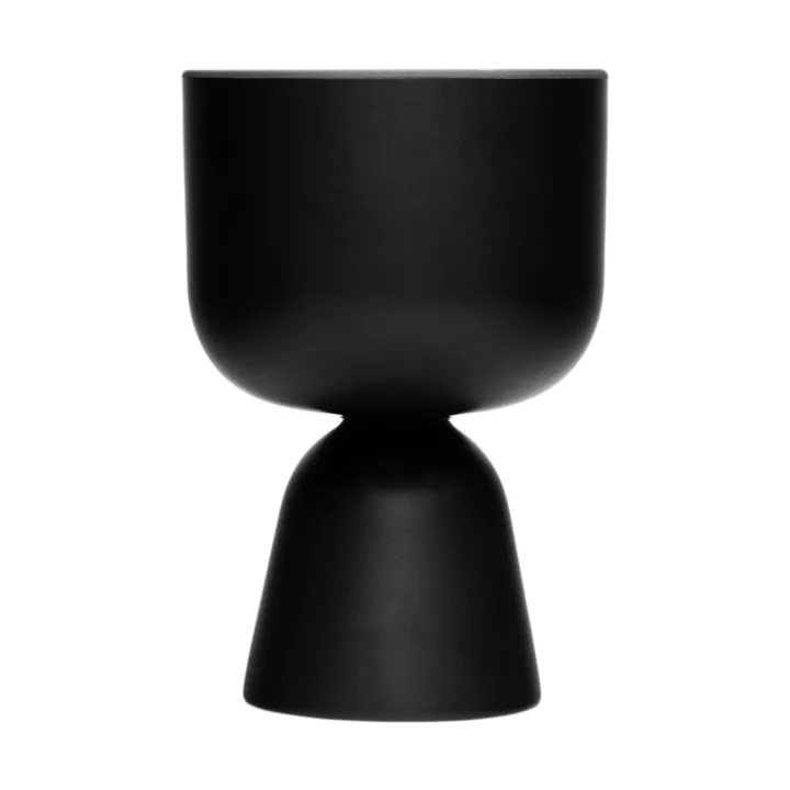 Vaso Nappula - Nero opaco, 19x12,5 cm - Iittala