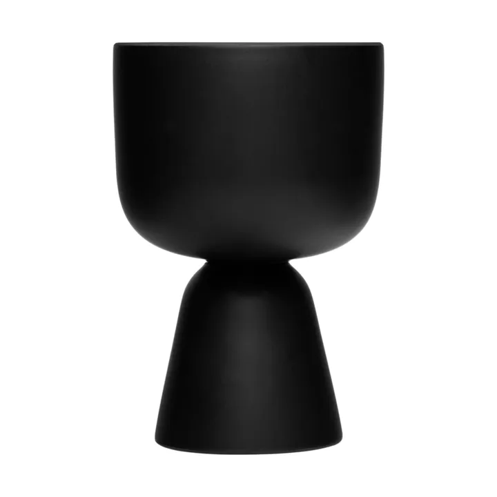 Vaso Nappula - Nero opaco, 23x15,5 cm - Iittala