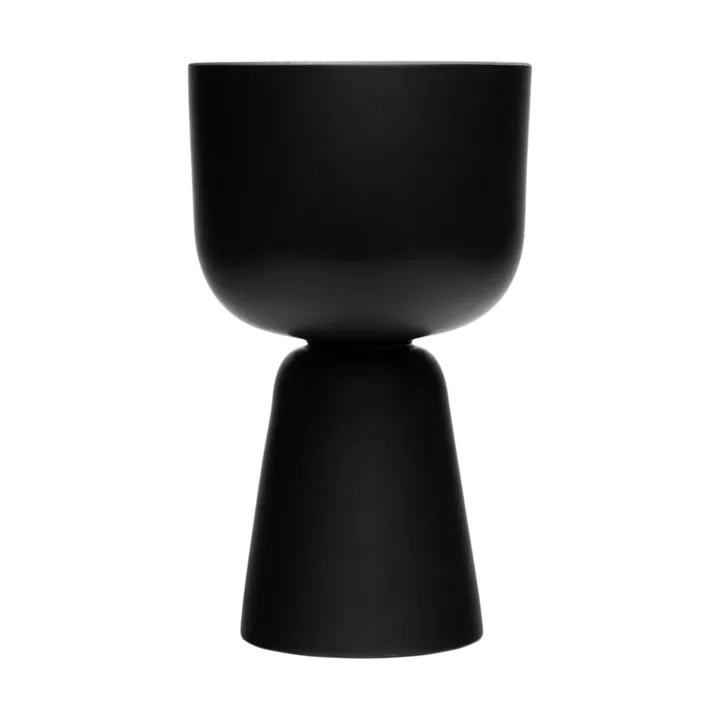Vaso Nappula - Opaco nero, 23x19 cm - Iittala