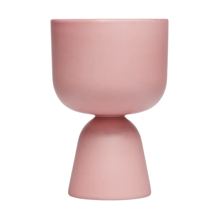 Vaso Nappula - Rosa opaco, 19x12,5 cm - Iittala