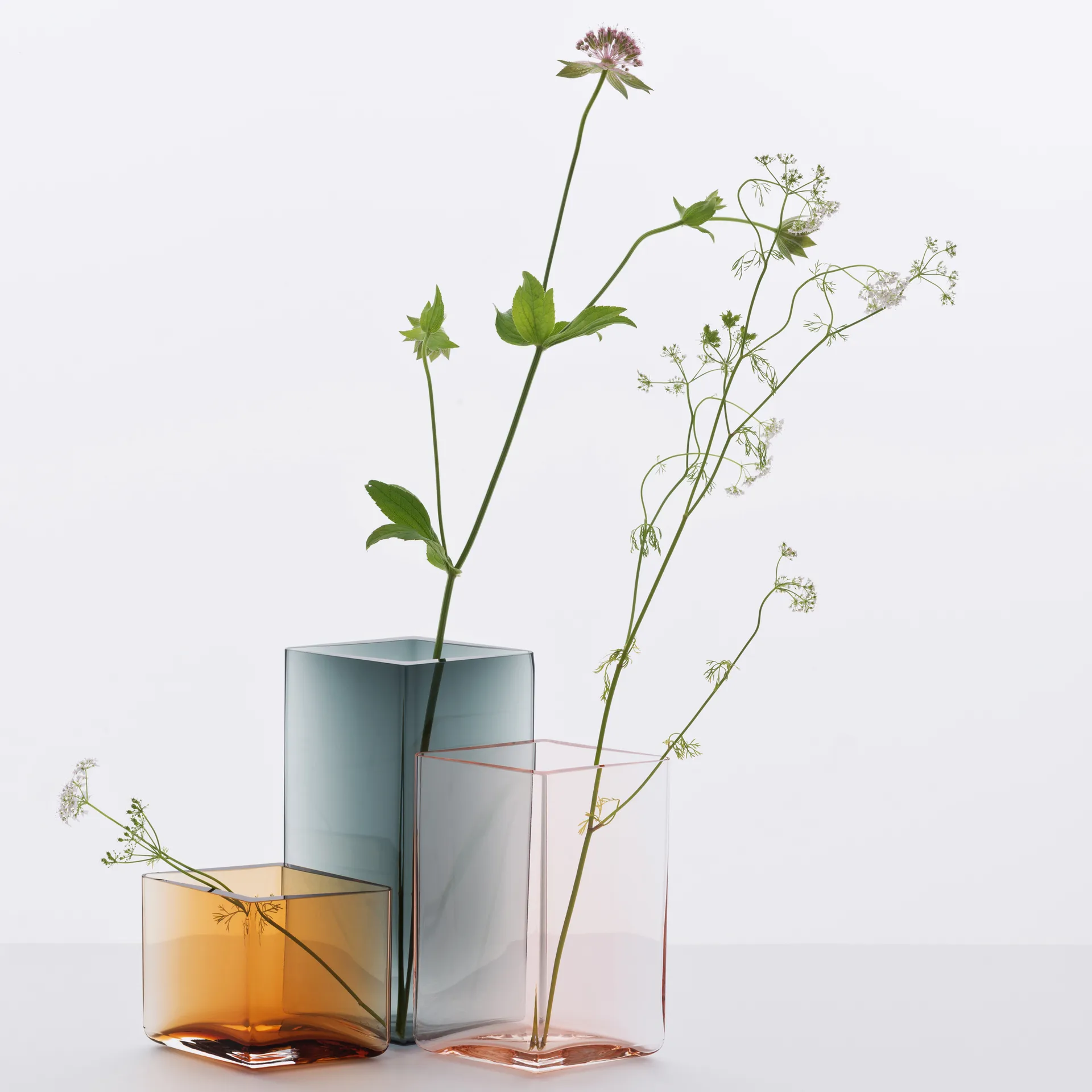 Vaso Ruutu 11,5x18 cm, grigio Iittala