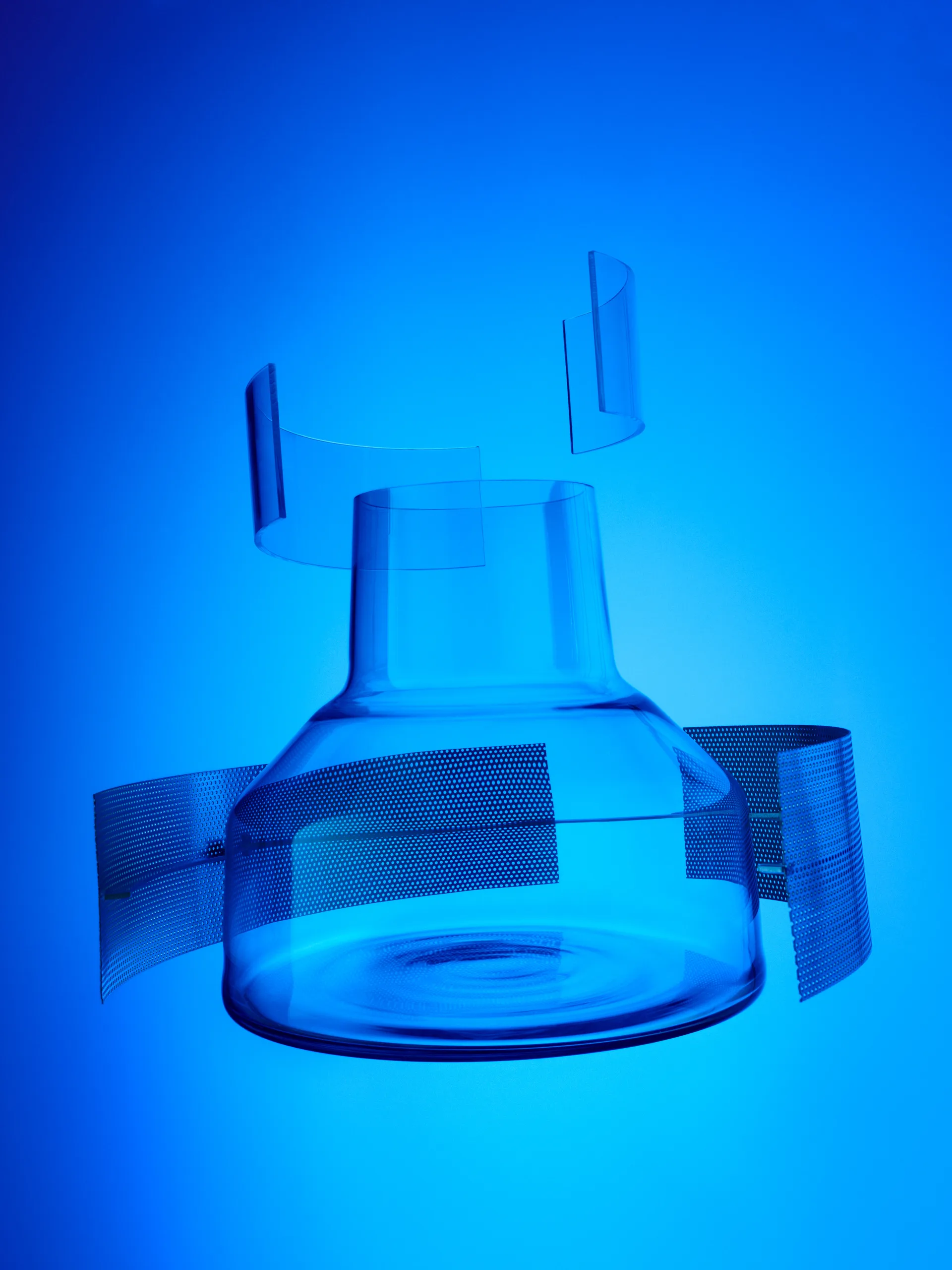 Vaso Solare basso Ø22x20 cm, Trasparente Iittala