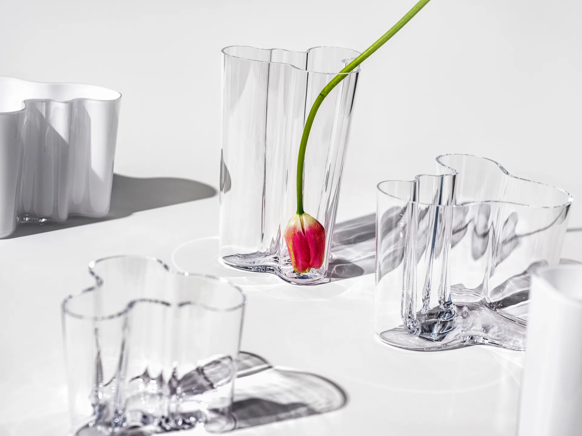 Vaso trasparente Alvar Aalto, 120 mm Iittala