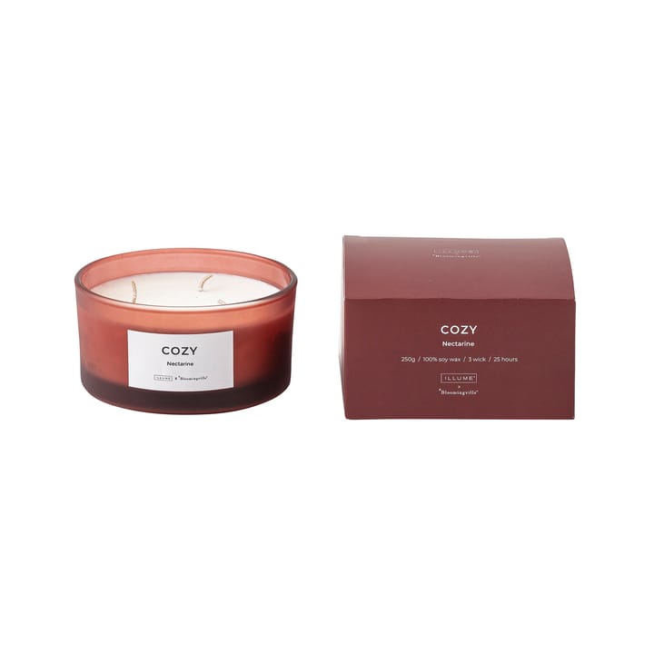 Candela profumata Cozy Nectarine  - 250 g - Illume x Bloomingville