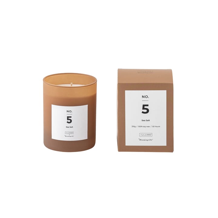 Candela profumata NO. 5 Sea Salt - 200 g + giftbox - Illume x Bloomingville