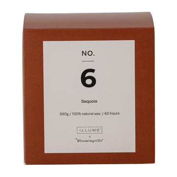 Candela profumata NO. 6 Sequoia  - 390 g + Giftbox - Illume x Bloomingville