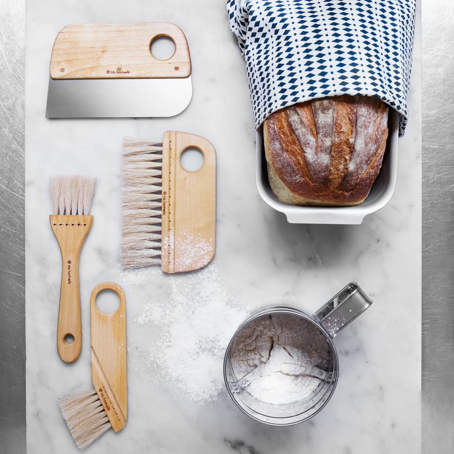 Pennello da pasticceria Iris Hantverk, Betulla oliata Iris Hantverk