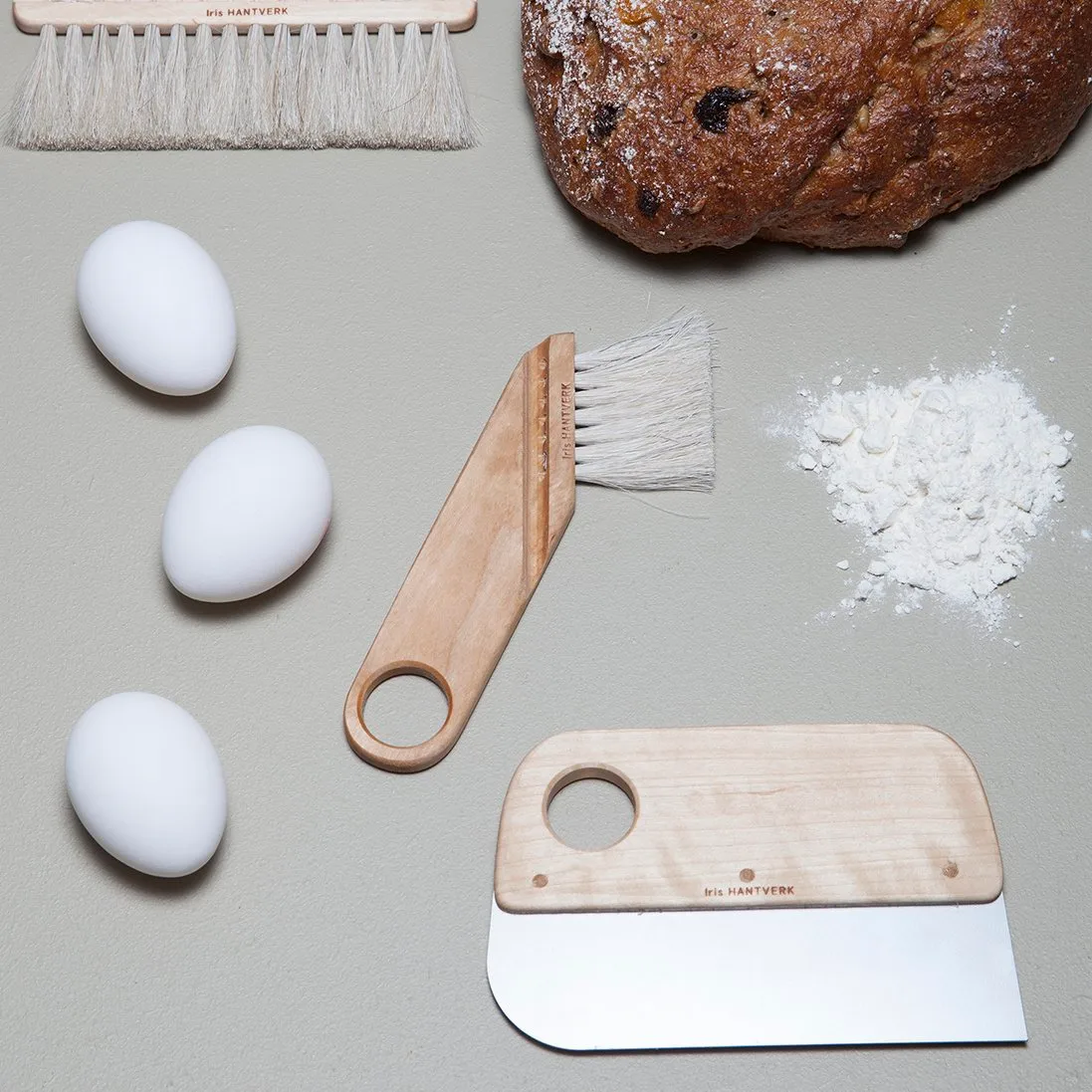 Raschietto per pasta Iris Hantverk, betulla trattata ad olio Iris Hantverk