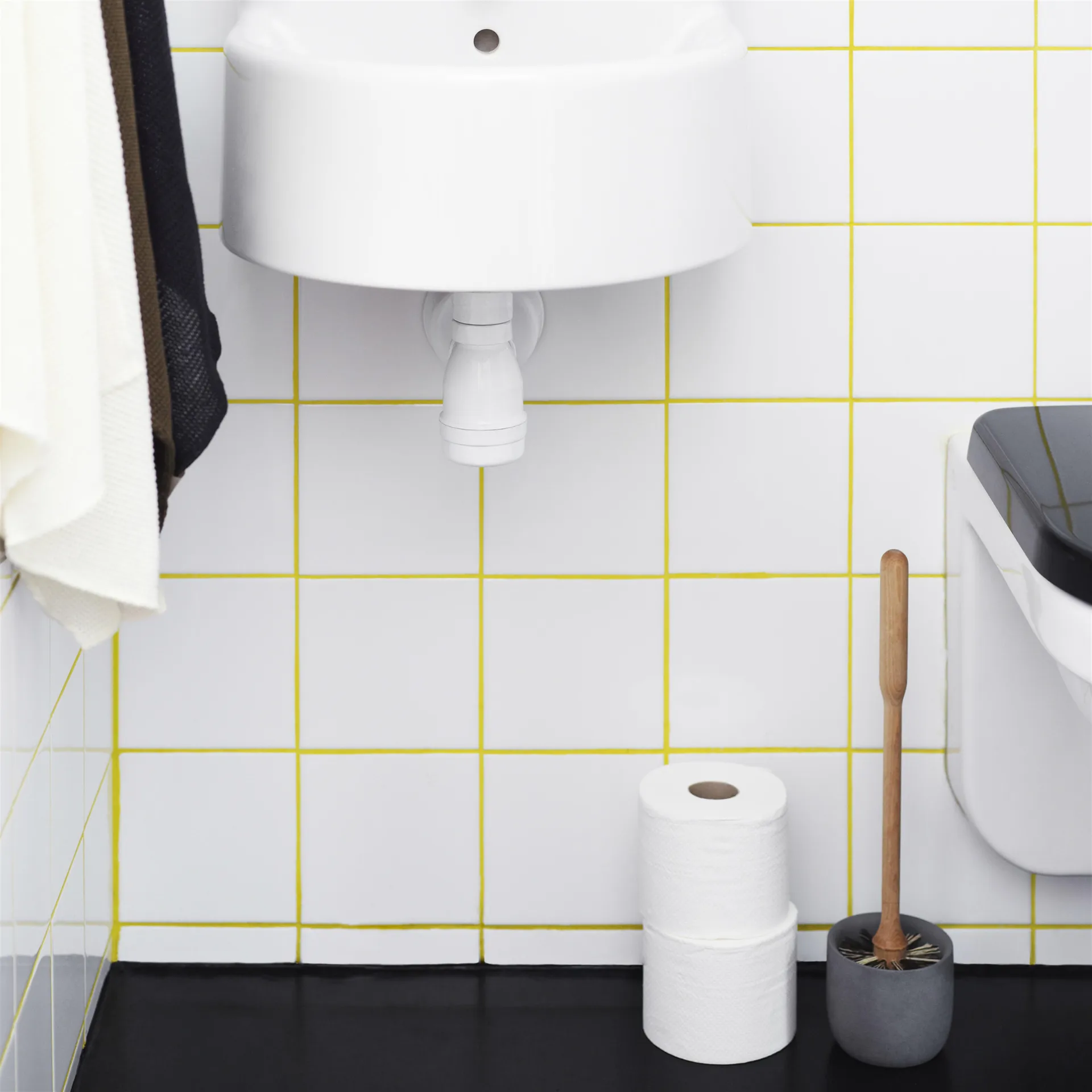 Scopino per WC Iris Hantverk Iris, betulla-tazza grigia Iris Hantverk