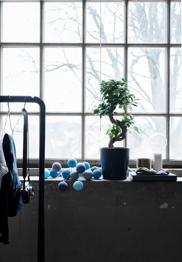 Catena luminosa Ocean blue 35 luci 390 cm - Blu - Irislights