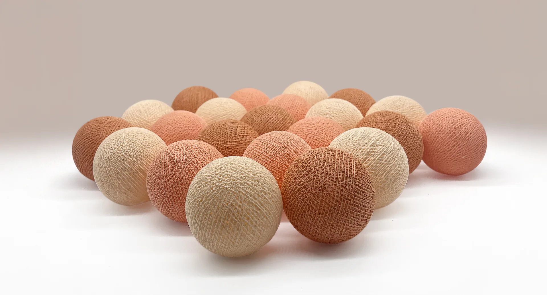 Ghirlanda luminosa Irislights, Peach, 20 palline Irislights