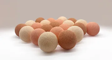 Ghirlanda luminosa Irislights - Peach, 20 palline - Irislights