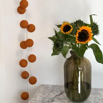 Ghirlanda luminosa Irislights - Terracotta, 35 palline - Irislights