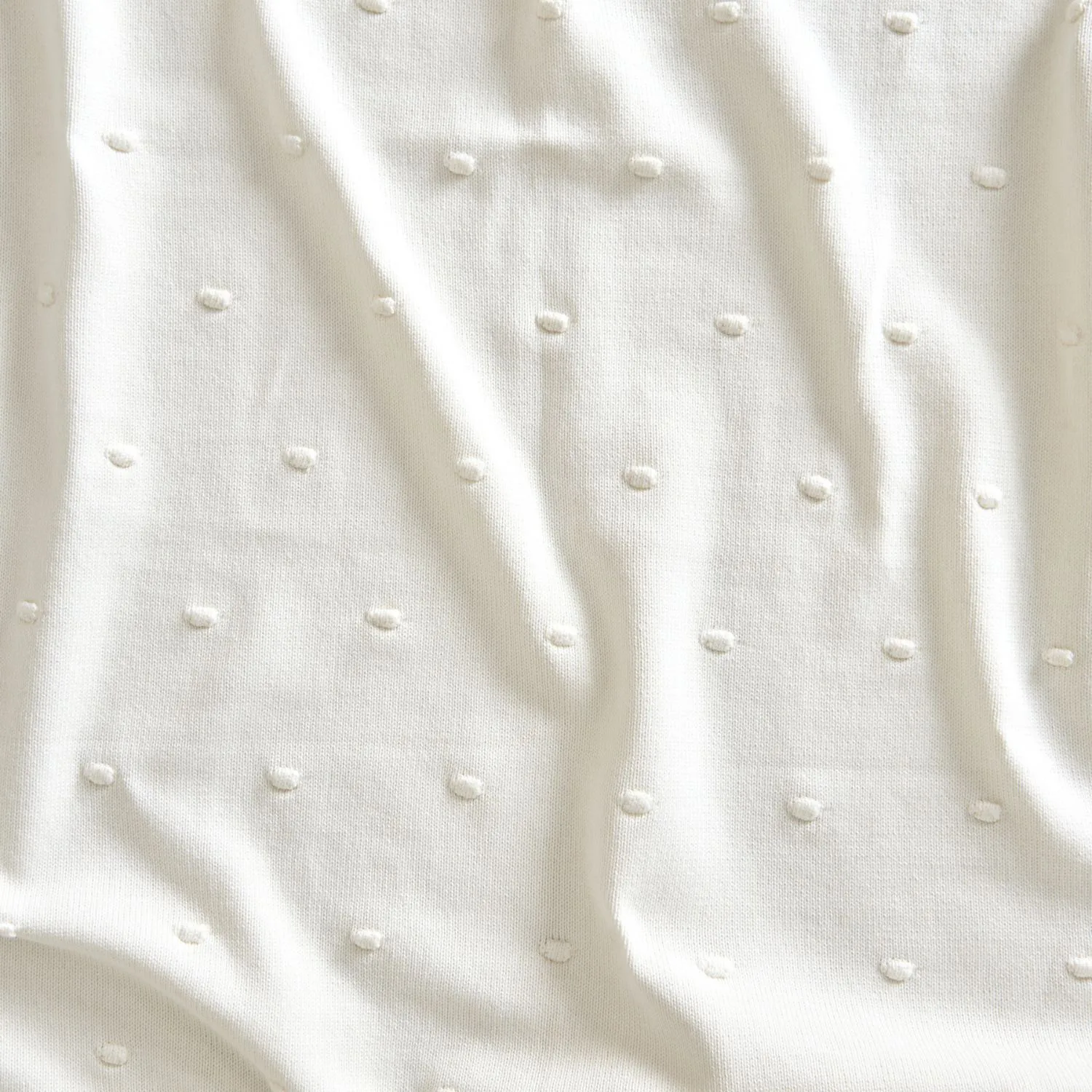 Coperta per neonati lavorata a maglia Bubble 80x100 cm, Perla Jack o Juno