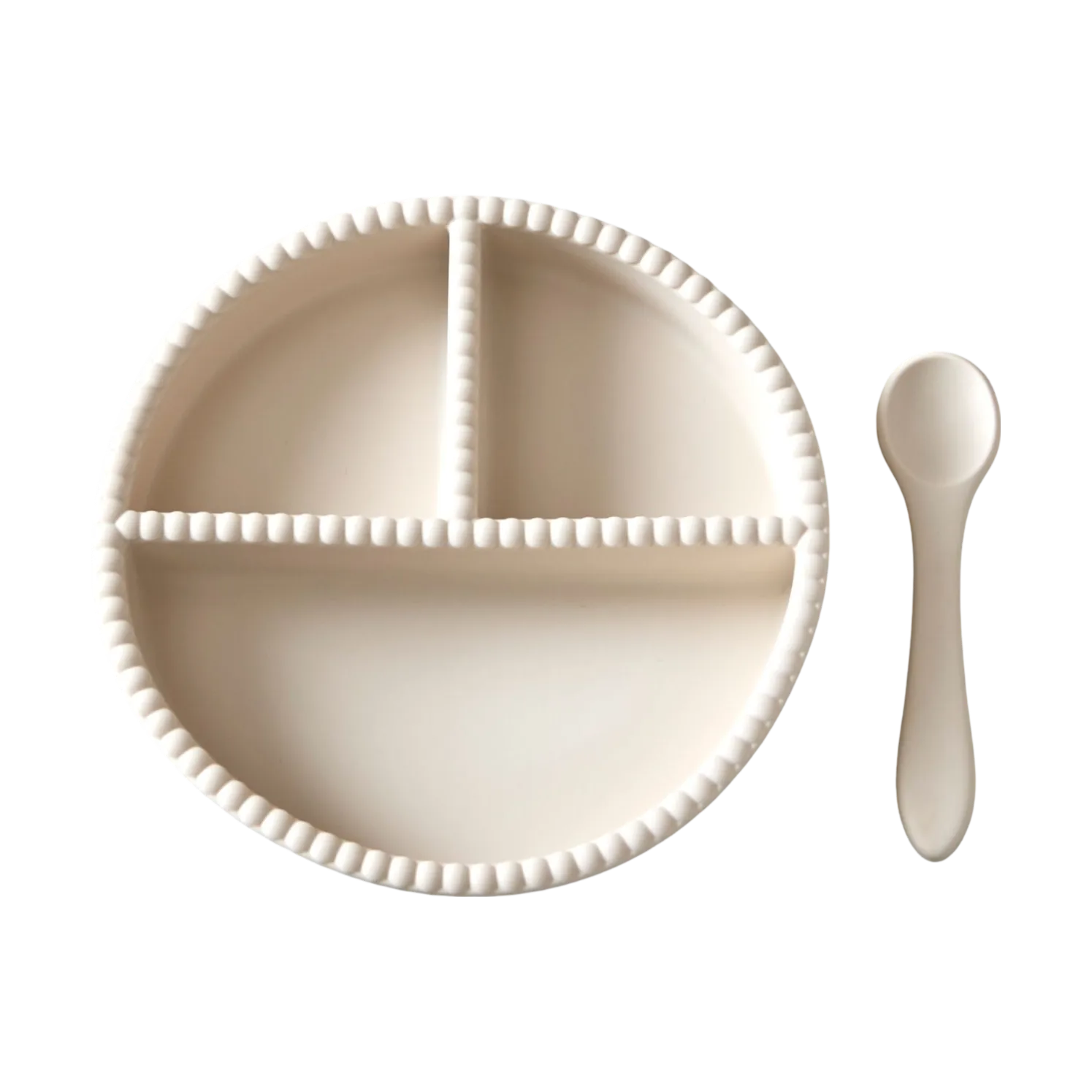 Set da tavola per bambini Little Bubble 2 pezzi, Crema Jack o Juno