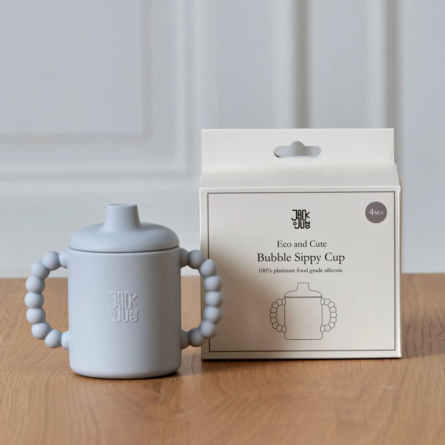 Tazza con beccuccio Bubble 15 cl, Grigio ghiacciaio Jack o Juno