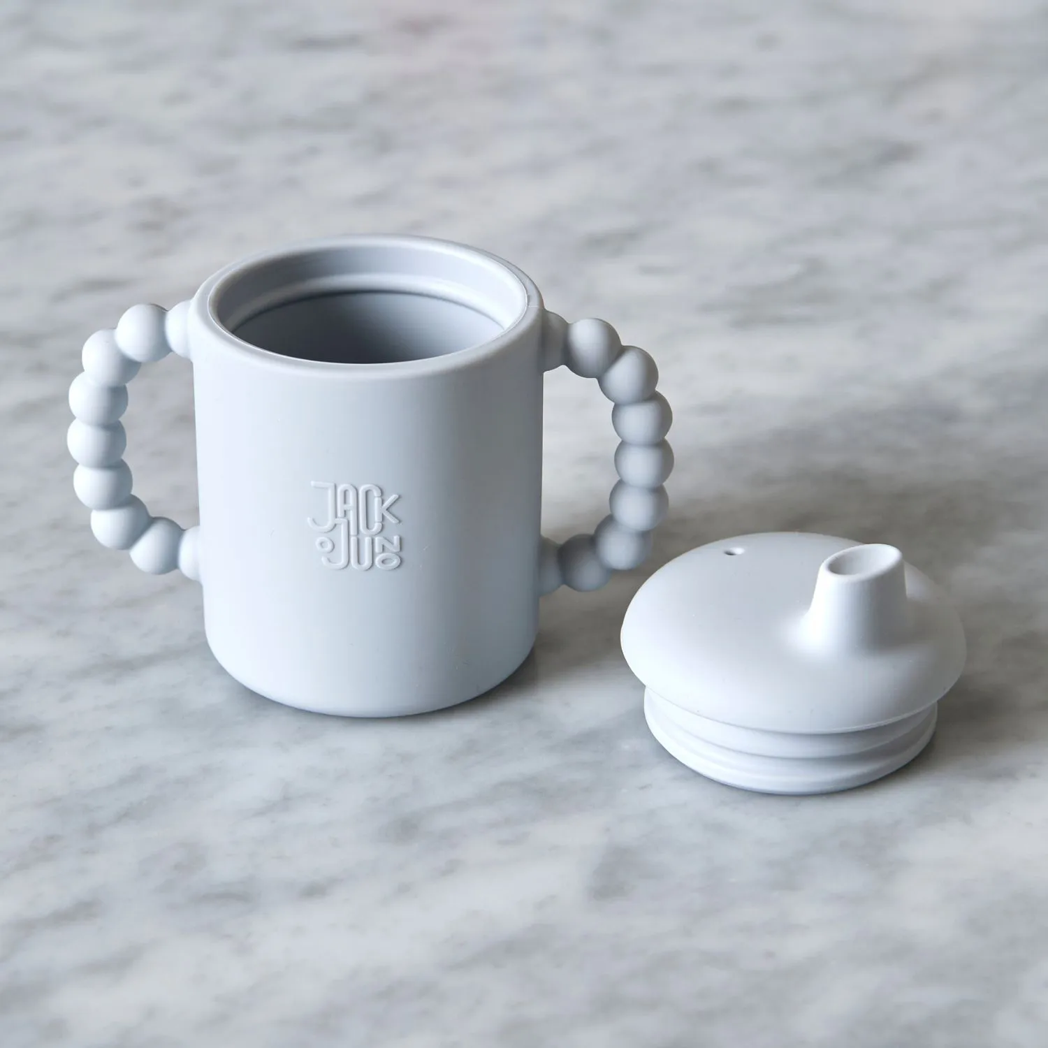 Tazza con beccuccio Bubble 15 cl, Grigio ghiacciaio Jack o Juno