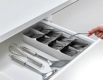 Cassettiera per posate grande 39,4 cm - Grigio - Joseph Joseph