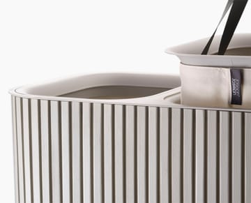 Cesta portabiancheria Tota Luxe 90 L - Ecru - Joseph Joseph