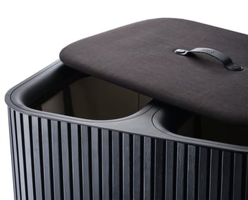 Cesta portabiancheria Tota Luxe 90 L - Nero - Joseph Joseph