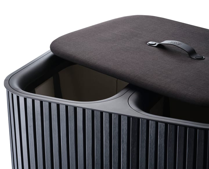 Cesta portabiancheria Tota Luxe 90 L, Nero Joseph Joseph