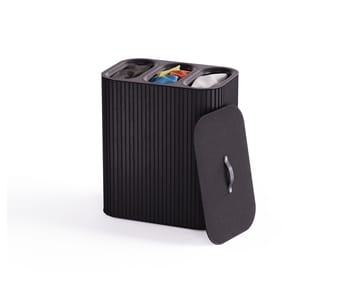 Cesta portabiancheria Tota Trio Luxe 90 L - Nero - Joseph Joseph