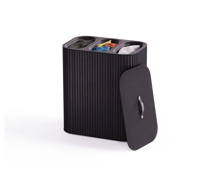 Cesta portabiancheria Tota Trio Luxe 90 L, Nero Joseph Joseph