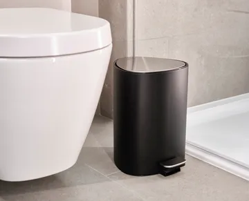 Cestino a pedale Easystore 5 L - Nero opaco - Joseph Joseph