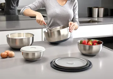 Ciotole Nest prep & store 8 pezzi - Acciaio - Joseph Joseph