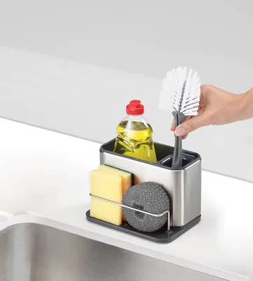 Organizzatore per lavello Surface 18 cm - Acciaio inossidabile - Joseph Joseph