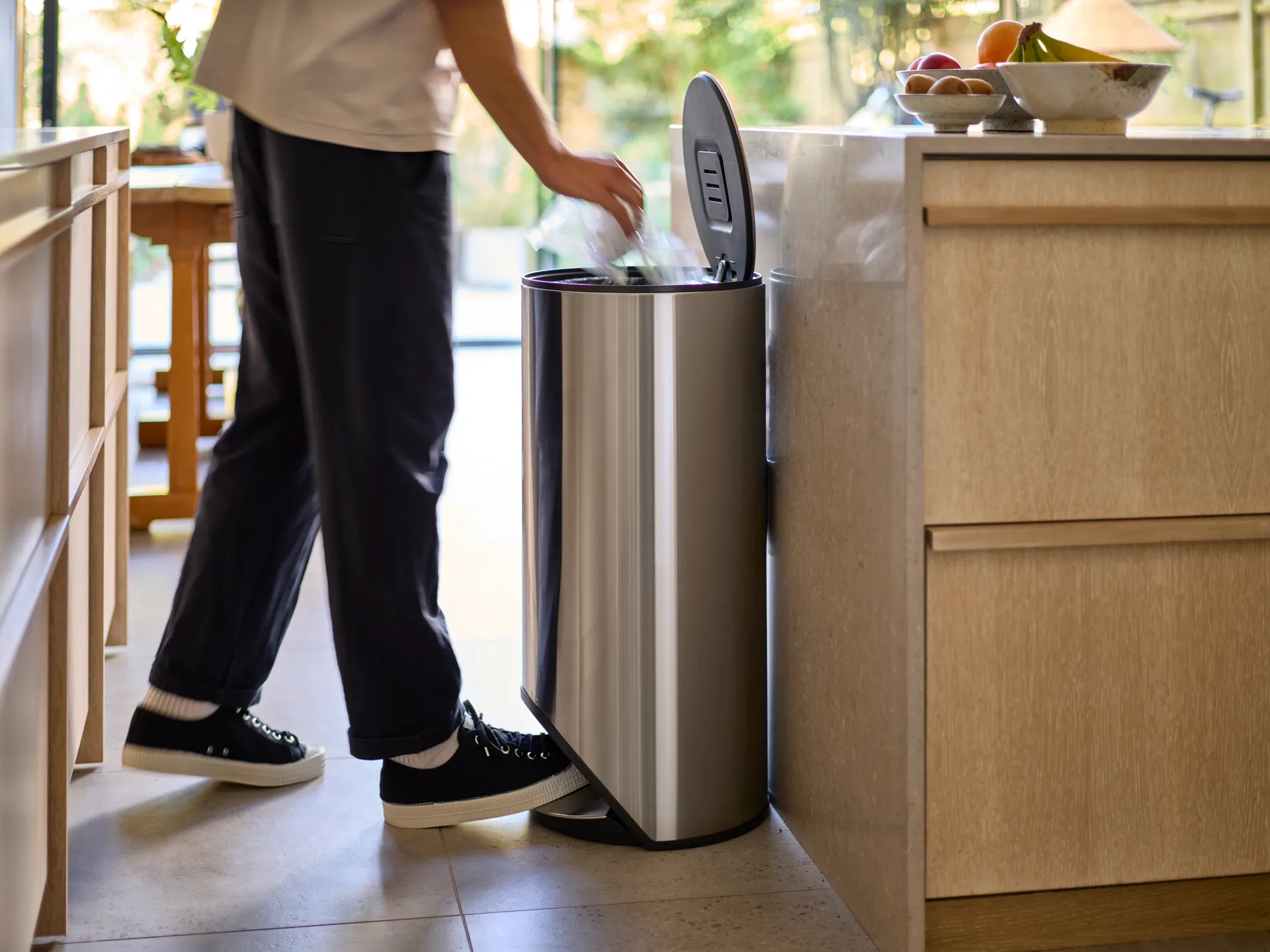 Pattumiera a pedale Joseph Joseph Arc 30 L, Acciaio inossidabile Joseph Joseph