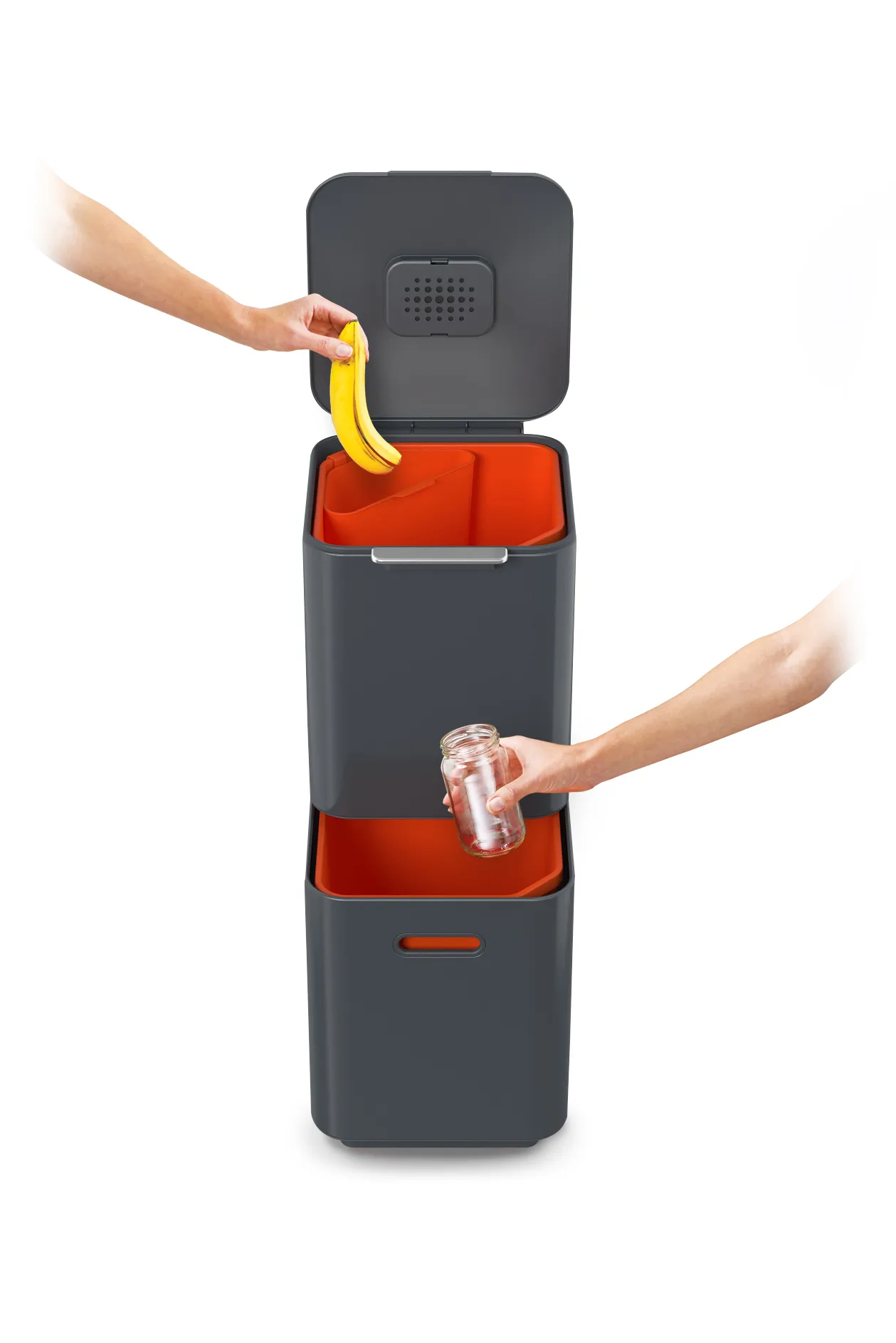 Pattumiera Joseph Joseph Totem Compact 40 L, Grafite Joseph Joseph