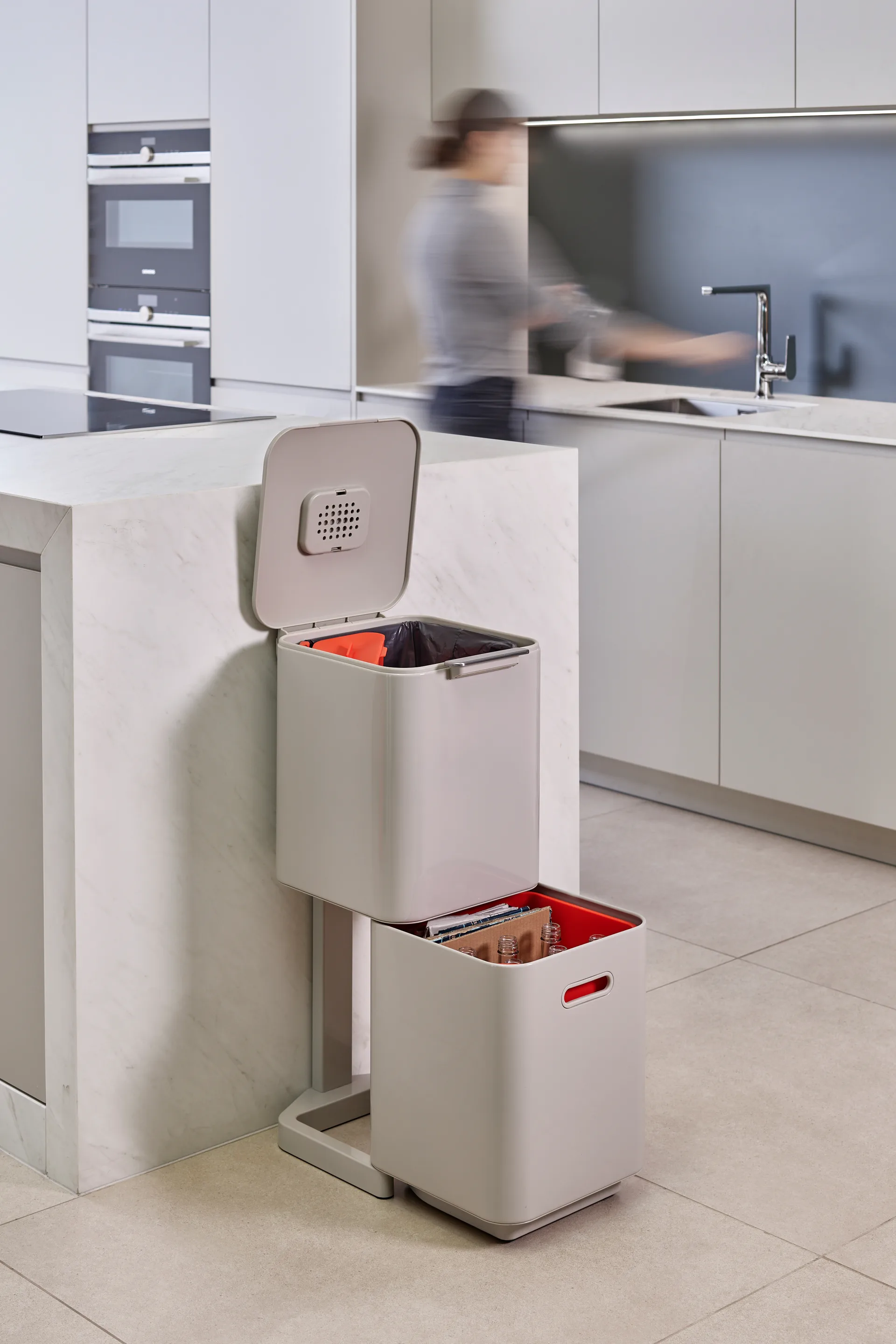 Pattumiera Joseph Joseph Totem Compact 40 L, Pietra Joseph Joseph