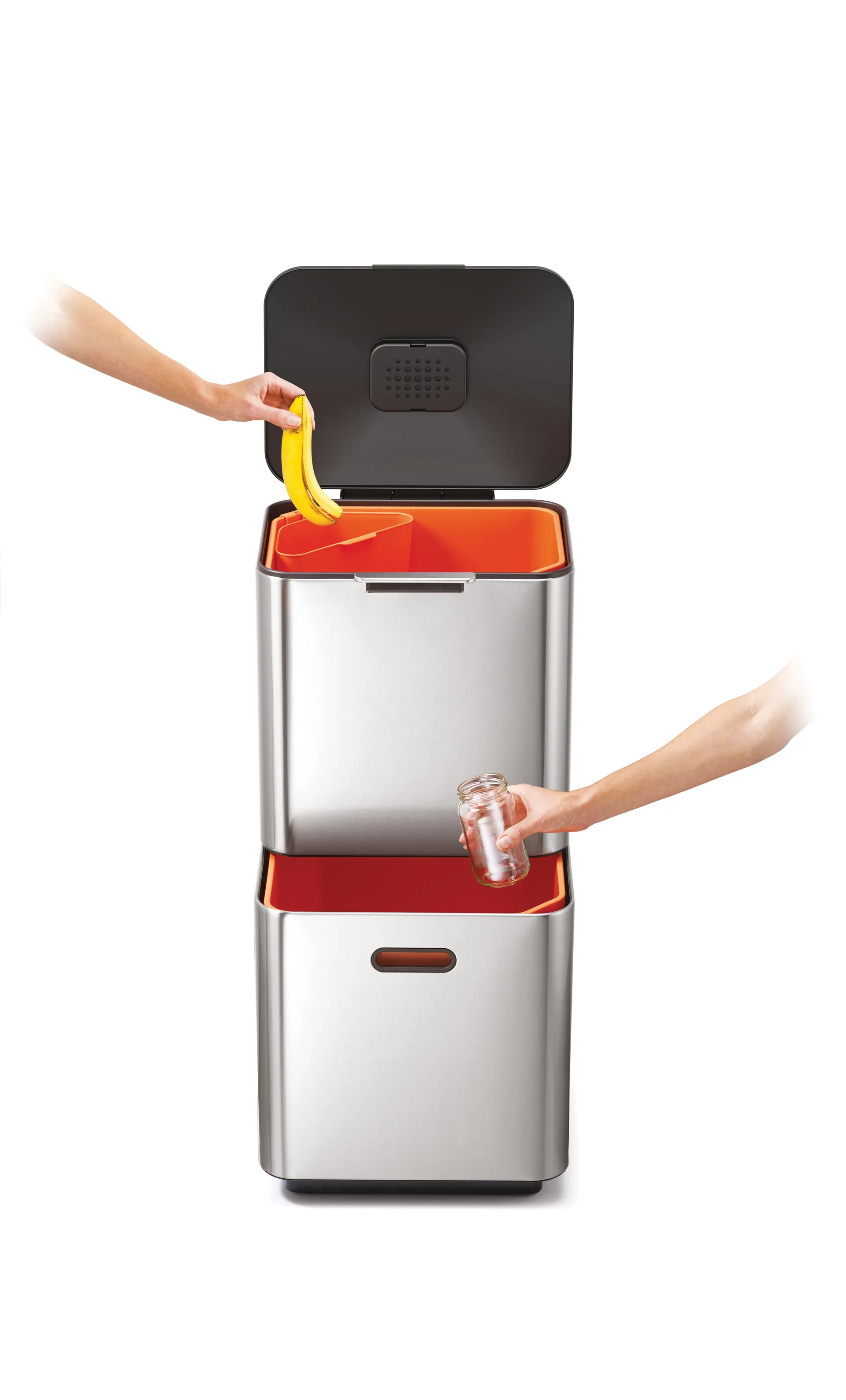 Pattumiera Joseph Joseph Totem Max 60 L, Acciaio inossidabile Joseph Joseph