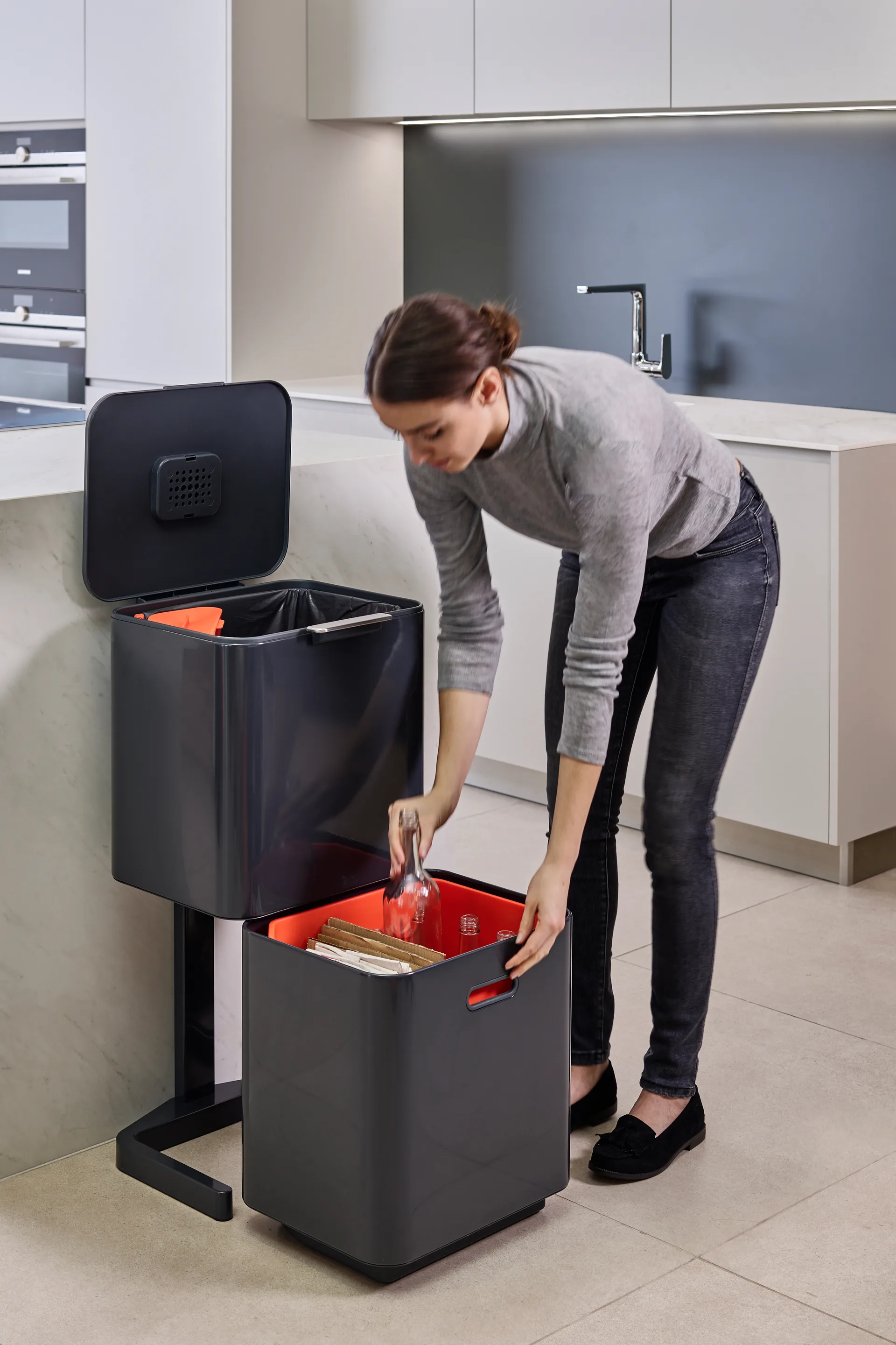 Pattumiera Joseph Joseph Totem Max 60 L, Grafite Joseph Joseph